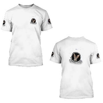 Discover Rabbits Astronaut Space Astronomy Astronaut Rabbit Baseball Tees 3D T Shirts
