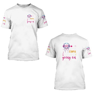 Discover Llama Learning Going on Teacher Student Schoolchildren 3D T Shirts