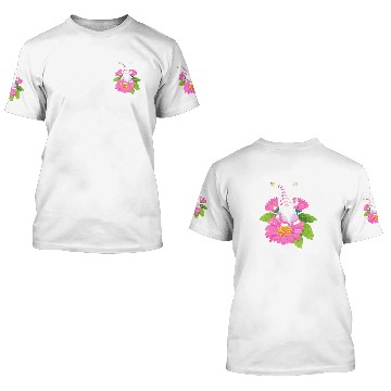 Discover Cute Gnome Flower Gardening Gnomes Bee 2 Zip 3D T Shirts
