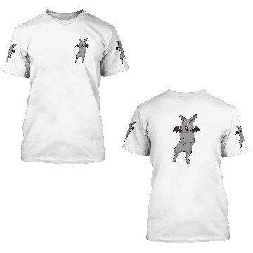 Discover Rabbits Bat wings Baseball Tees 3D T Shirts