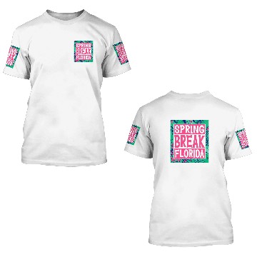 Discover Spring Break Senior Class Student School Trip Florida Beach 3D T Shirts