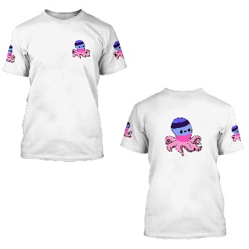 Discover Omnisexual Pride Octopus Baseball Tees 3D T Shirts