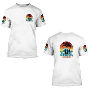 Discover Surf Life Waialua Bay Hawaii Surfing 3D T Shirts