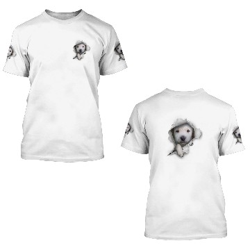 Discover Labrador Lab Dog Cute Yellow Lab Labrador Baseball Tees 3D T Shirts