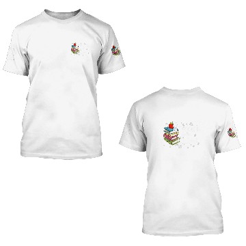 Discover Reading Book All Booked For The Holidays Christmas Librarian Bookworm Reader 3D T Shirts