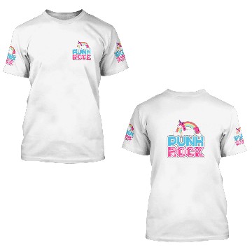 Discover Punk rock irony ironically funny Baseball Tees 3D T Shirts