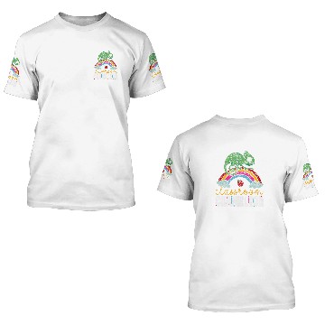 Discover Classroom Chameleon Back To School Class Substitute Teacher Baseball Tees 3D T Shirts