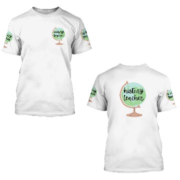 Discover History teacher teacher appreciation 3D T Shirts Baseball Tees