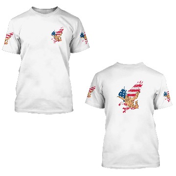 Discover Patriotic Skydiver US American Flag Freedom Skydiving Eagle 3D T Shirts