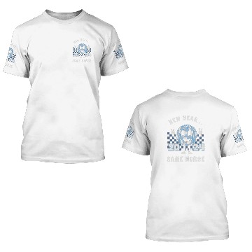 Discover Women New Year Same nurses 2024 Disco Ball Matching Group 3D T Shirts