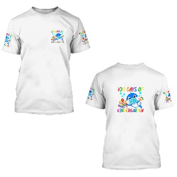 Discover I Survived 100 Days Of Kindergarten Boys Student 3D T Shirts