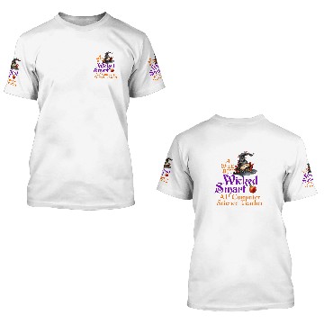 Discover Cute A Wee Bit Wicked AP Computer Science Teacher Halloween 3D T Shirts