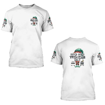 Discover Fun Christmas BIG RIG TRUCKER ELF Semi Truck Driver 3D T Shirts