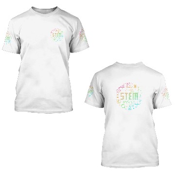 Discover STEM Science Technology Engineering Math Teacher Gift 2 Baseball Tees 3D T Shirts