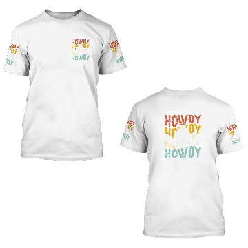 Discover Howdy Horse Riding Cowboy Western Zip 3D T Shirts