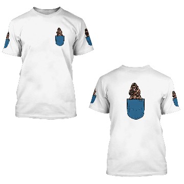 Discover Dog Cocker Spaniel Peeking Cocker Spaniel In A Pocket Baseball Tees 3D T Shirts