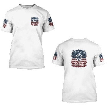 Discover USA Flag FIREWORKS SAFETY DIRECTOR Supervisor Manager Pyro Baseball Tees 3D T Shirts