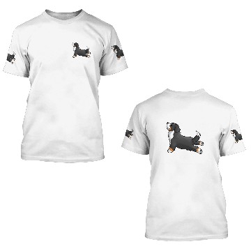 Discover Namaste Yoga Bernese Mountain Dog Meditation 3D T Shirts