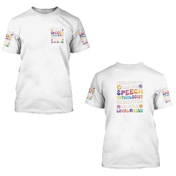 Discover Compassionate Caring Speech Language Pathologist Pathology Baseball Tees 3D T Shirts