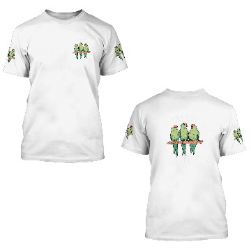 Discover Funny Parrot Whisperer Design Macaw Love Cockatoo 3D T Shirts