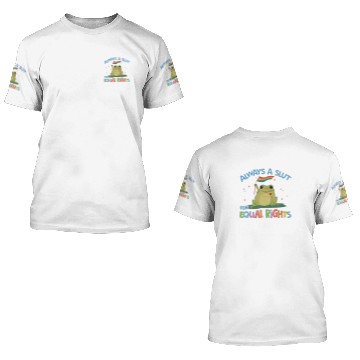 Discover Funny Equal Rights Frog And Toad Say Gay Happy Pride Month 3D T Shirts