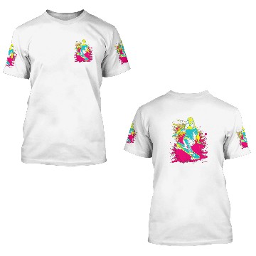 Discover Funny Mona Lisa Skateboarding Cool Retro Y2K EDM 3 3D T Shirts