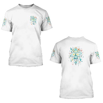 Discover Aztec God Magic Pagan Gothic Inca Maya Halloween 3 3D T Shirts