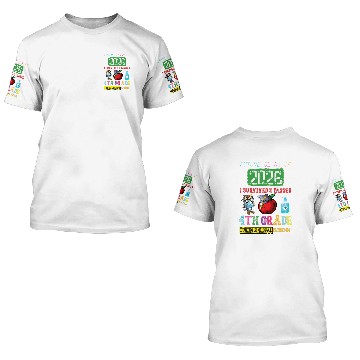 Discover Future Class Of 2026 4th Grade Funny Student Graduation Zip 3D T Shirts