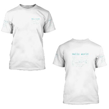 Discover Hello World Computer Programming Languages Computer Science 3D T Shirts