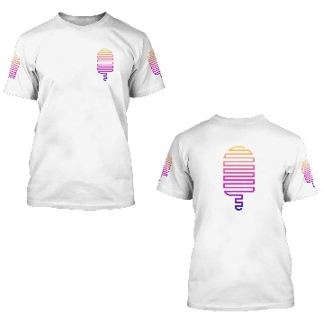 Discover Ice Cream Lover Ice Cream Line Illustration Zip 3D T Shirts