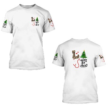 Discover nurses Christmas Tree Love Charge nurses Life 3D T Shirts