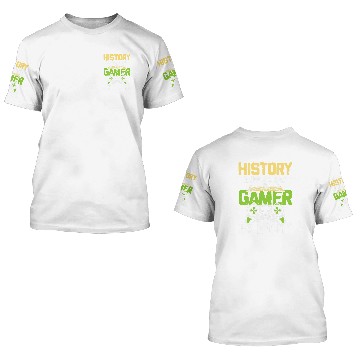 Discover History Buff By Day Gamer By Night Zip 3D T Shirts
