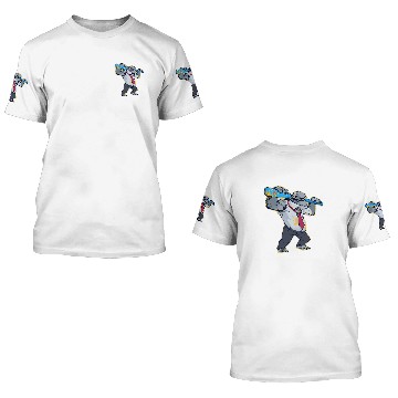 Discover Sport Baseball Ape Baseball bat 3D T Shirts