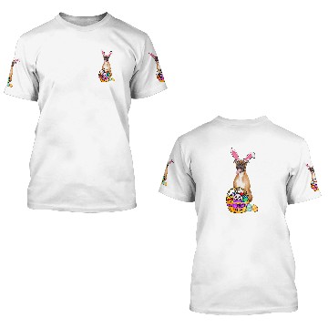 Discover Boxer Pet Easter Egg Funny Boxer Easter Baseball Tees 3D T Shirts