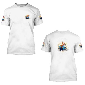 Discover Funny Drummer Frog Gift drummer Im unsupervised but possibilities are endless 3D T Shirts