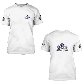 Discover Chibi Axolotls Science Lab stem kids chemistry education 1 3D T Shirts