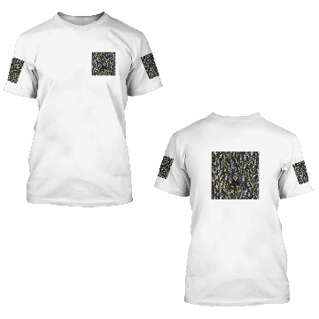 Discover Dachshund Pet Purple Lavender vintages Plant Pattern 3D T Shirts