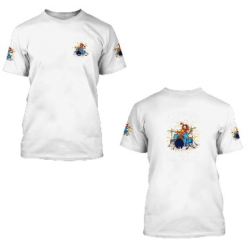 Discover Funny Drummer Frog Gift drummer Im unsupervised but possibilities are endless 8 3D T Shirts