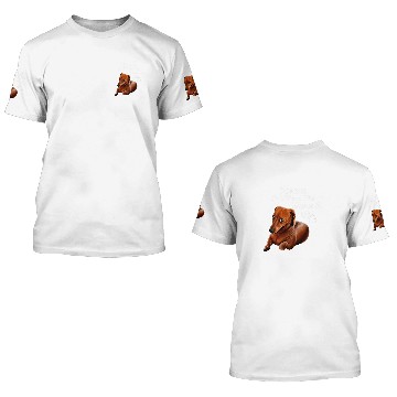 Discover Dachshund Pet Funny Dachshund 1 Baseball Tees 3D T Shirts