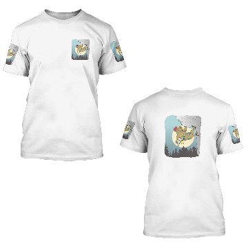 Discover capybaras Mammal rock climbing 8 3D T Shirts