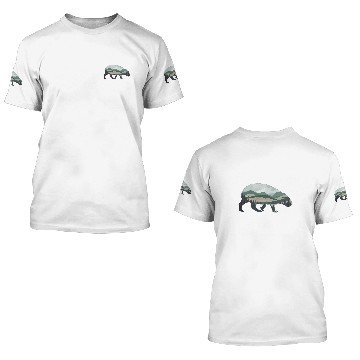 Discover capybaras Mammal Silhouette Baseball Tees 3D T Shirts
