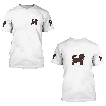 Discover Cavapoo Pet Chocolate Cavapoo Dog Anatomy Cute Funny Tan Cavoodle Pet 3D T Shirts
