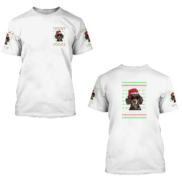 Discover Dachshund Pet Funny Pawsome Christmas 21 Baseball Tees 3D T Shirts