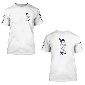 Discover Sport Baseball Polar Bear Pete 3D T Shirts