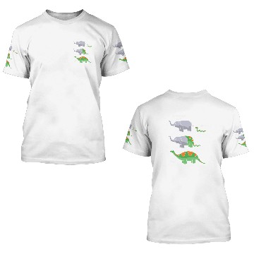 Discover My Friends Code Me My Code Snake And Elephant Baseball Tees 3D T Shirts