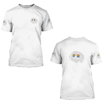 Discover Pekingese Pet Pride Month Pekingese Rainbow Flag Baseball Tees 3D T Shirts