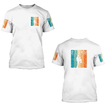 Discover Sport Baseball Periodic Table Elements Nerd Baseball Pitcher Retro 3D T Shirts