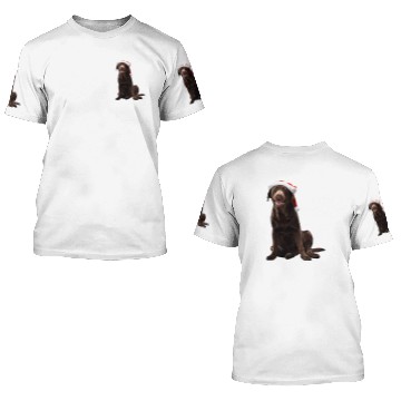 Discover Labrador Pet Chocolate Lab Dog Christmas Cute 3D T Shirts