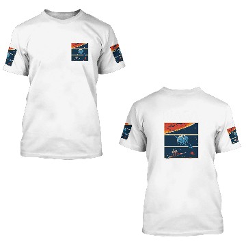 Discover NASA vintages Retro Space Shuttle Astronaut Explorer Science 3D T Shirts