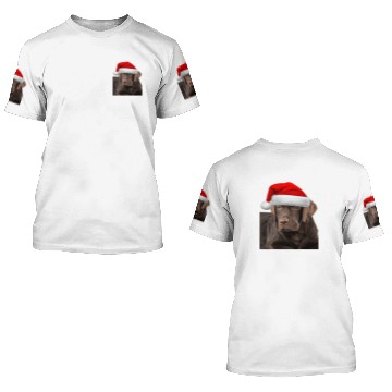 Discover Labrador Pet Chocolate Lab Labrador Retriever Dog Christmas Baseball Tees 3D T Shirts